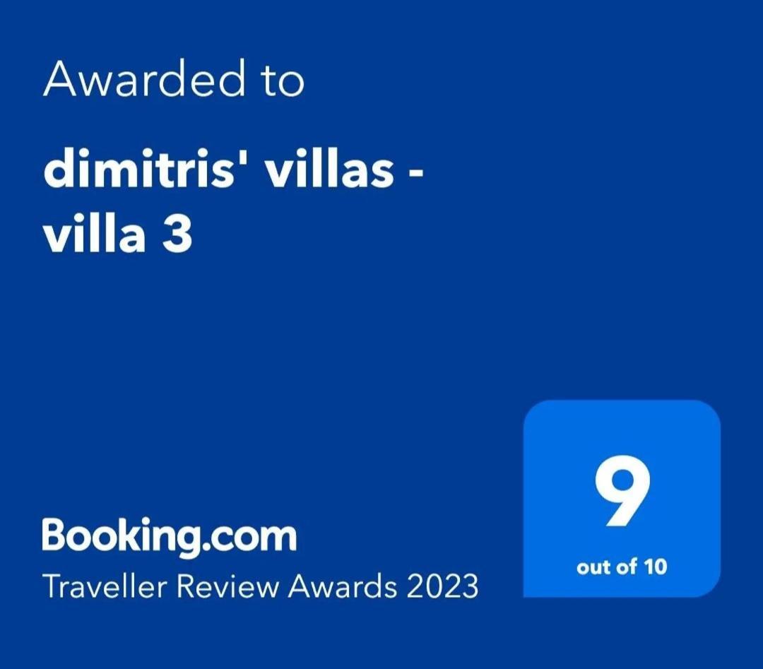 Dimitris' Villas - Villa 3 Órmosz Panajász Kültér fotó